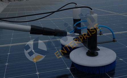 Motorized Solar Panel Cleaning Brush