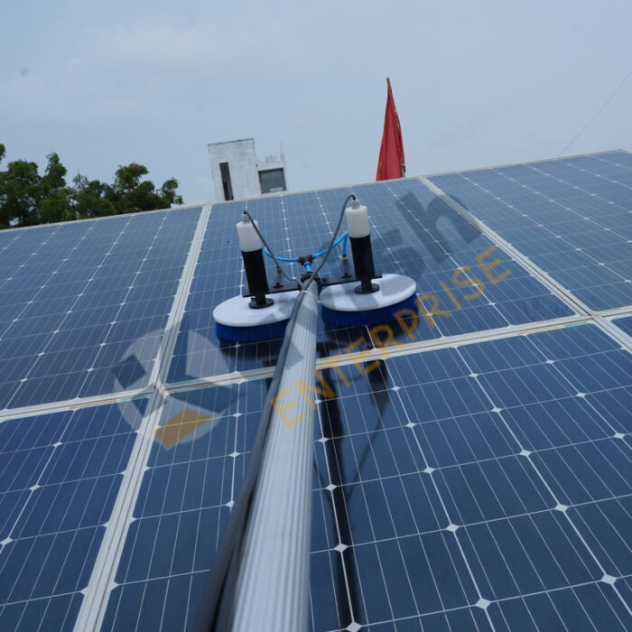 Motorized Solar Panel Cleaning Brush